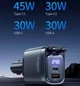 Автомобильное зарядное устройство от прикуривателя 12-24V 4в1 Toocki CC42 105W для телефона планшета в авто USB Выдвижной кабель 2 Type-C PD PPS 75см индикатор напряжения Зарядка автомобильная распределение мощности Black - изображение 10