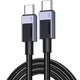 Кабель UGREEN US567 USB 2.0 Type-C 3 метри 100Вт 480Mbps Сірий (45065) - зображення 1