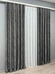 Комплект готовых штор VR-Textil Жаккард Sultan XO № 1123ш Графитовый 100х270 см 2 шт (31-459) - изображение 4