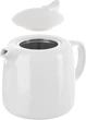 Dzbanek do herbaty Orion z zaparzaczem porcelanowy 650 ml Biały (8592381189617) - obraz 2
