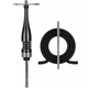 Шахта для кальяна Aroma Hookah Zulu Black 63 см Арома Хука Зулу Черная Нержавеющая сталь/дерево 14 мм - изображение 1