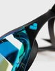 Очки для плавания Arena COBRA EDGE SWIPE MIRROR черный, бирюзовый Унисекс OSFM - изображение 4