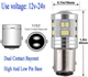 Двухконтактные LED автолампы PYRJIN 1157 (P21/5W) с HD-линзой - Набор 2 шт, 12V-24V, белые - изображение 3