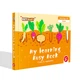 Детская развивающая книга Busy Book Монтессори,тактильная книга с липучками Keybaby для детей,бизибук, Fruits - изображение 1