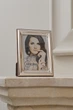 Серебряная фоторамка (код 16/2) 13*17 см - изображение 2
