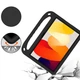 Противоударный детский силиконовый чехол с подставкой EVA Kids Stand на планшет Xiaomi Redmi Pad SE 11" 2023 Черный - изображение 4