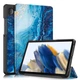 Чехол Slim Smart Cover с подставкой и автосном для Samsung Galaxy Tab A11 8.7" / Tab A9 8.7" (SM-X135, SM-X130, SM-X115, SM-X110) Аква - изображение 1