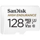 Карта пам'яті SanDisk 128GB microSDXC class 10 UHS-I U3 V30 High Endurance (SDSQQNR-128G-GN6IA) (18201) - зображення 1