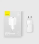 Зарядное устройство BASEUS 20W 3A Type-C Baseus Cube PD Quick Charger Original QC. PD. White - изображение 5