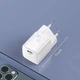 Зарядное устройство BASEUS 20W 3A Type-C Baseus Cube PD Quick Charger Original QC. PD. White - изображение 6