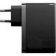 Сетевое зарядное устройство BASEUS GaN5 Pro 160W (2 Type-C + 1 USB) с кабелем - изображение 3