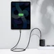 Адаптер сетевой BASEUS CCXJ-E01 2USB Type-C 30W 3A PD QC Black - изображение 6