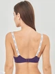 Бюстгальтер без косточек бесшовный с Push-up бесшовный brabrabra 115С 75B Ежевика (6907208008194) - изображение 2
