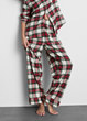 Жіночі піжамні штани Primark Wide Leg Pajama Bottoms L для дому та сну Червоний (8761) - зображення 1