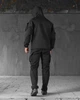 Тактичний костюм Softshell Rehydration Black з липучками, кишенями на блискавці, високим коміром M - зображення 4