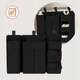 Органайзер для кроватки Lionelo SIDEPOCKET LARGE BLACK - изображение 5