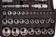 Набір інструментів Mastertool PROFI ¼"&½" 111 шт 4-14 мм 10-32 мм CrV50BV30 телескопічна тріскачка 72T протиударний кейс 78-5112 - зображення 5