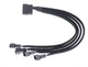 Переходник molex to 4 x 3pin - разветвитель питания для кулеров - изображение 1