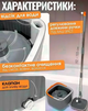 Комплект швабра з відром 6 л та двома мопами SmartMop SelfClean, сірого та помаранчевого кольору - зображення 3