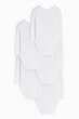 Детский белый боди с длинным рукавом 62 см (2-3М) C&A - изображение 4