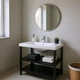 Меблі в стилі Loft black із прямокутним умивальником 60 см - изображение 11