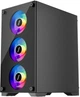 Корпус 1stPlayer X2-M-BK-4F1 Black без БП 324961 - изображение 4