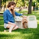 Рюкзак-переноска Waudog Relax Eco для котів та дрібних порід собак до 8 кг 42х34х27 см (26456564) - зображення 7