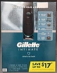 Набор для мужского интимного ухода с триммером бритвой Gillette Intimate и кремом для бритья 177 мл - изображение 1