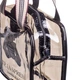 Прозора жіноча косметичка для дому 22×9×17 (см) дорожня косметичка в сумку для косметики, макіяжу, ліків, пензлів HP-16-4K - зображення 4