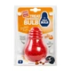 Игрушка для собак Лампочка резиновая GiGwi Bulb Rubber M Красный (25881087) - изображение 2