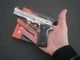 Запальничка пістолет Міні Beretta M9 "Беретта" турбо газова металева 15 см X 9,5 см . - зображення 6