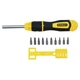 Отвертка Stanley Multibit реверсивная с 10-ю сменными битами (0-68-010) - изображение 1