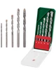 Набір свердел по бетону Parkside Masonry Drill Bit Set 5 шт (4–10 мм) - зображення 1