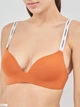 Бюстгальтер без косточек бесшовный с Push-up бесшовный brabrabra 115С 75B Темно-апельсиновый (6907208008644) - изображение 4