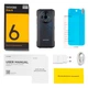 Смартфон Fire 6 6.56" 6/256ГБ, 2SIM, 10400мАч, синий (с тепловизором) Doogee (teh0019227) - изображение 3