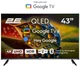 Телевизор 43" QLED 4K 60Hz Smart Google TV Black 2E (2000003306084) - изображение 1