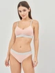 Бюстгальтер без косточек хлопковый brabrabra 034S 80C Пудра (6907208014256) - изображение 3
