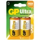 Батарейка Gp D GP Ultra LR20 * 2 (13AU-U2 / 4891199034442) - зображення 1