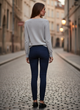 Штани H&M 36 Синій (HM-03049465-Dblue) - зображення 3