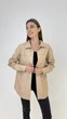 Сорочка жіноча еко-шкіра бежева, L;XL - изображение 2