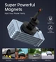 Бездротовий автомобільний зарядний пристрій Choetech 15W Magnetic Сar Сharger with LED Blue (T205-F) - зображення 8