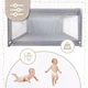 Детский игровой манеж MALATEC Kivo 120×120 см, серый - изображение 2