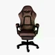 Премиум геймерское кресло Virgo Prototype Brown из алькантары с анатомической посадкой - изображение 6