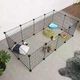 Манеж для животных Songmics 143x73x46 см, металлическая клетка для собак и мелких грызунов - изображение 1