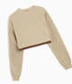Жіночий флісовий світшот Cactus Travis Scott Corp Pullover Crew Sweatshirt Beige Travis Scott DM1287-247 Розмір XL Бежевий - зображення 2