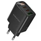 СЗУ Borofone BA98A Ilustre with digital display PD30W (1USB-A/2C) Black - изображение 1