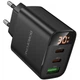 СЗУ Borofone BA98A Ilustre with digital display PD30W (1USB-A/2C) Black - изображение 3