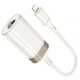 Переходник Hoco UA41A Crystal Lightning to RJ45 100 Mbs (0.15m) Apricot - изображение 4