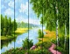 Картина по номерам на деревянной основе Березки у реки 40х50 см Rainbow Art GXT22577 - изображение 1