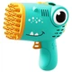 Пистолет для мыльных пузырей Dinosaur Bubble Gun с насадкой на 40 отверстий 50ml Green - изображение 1